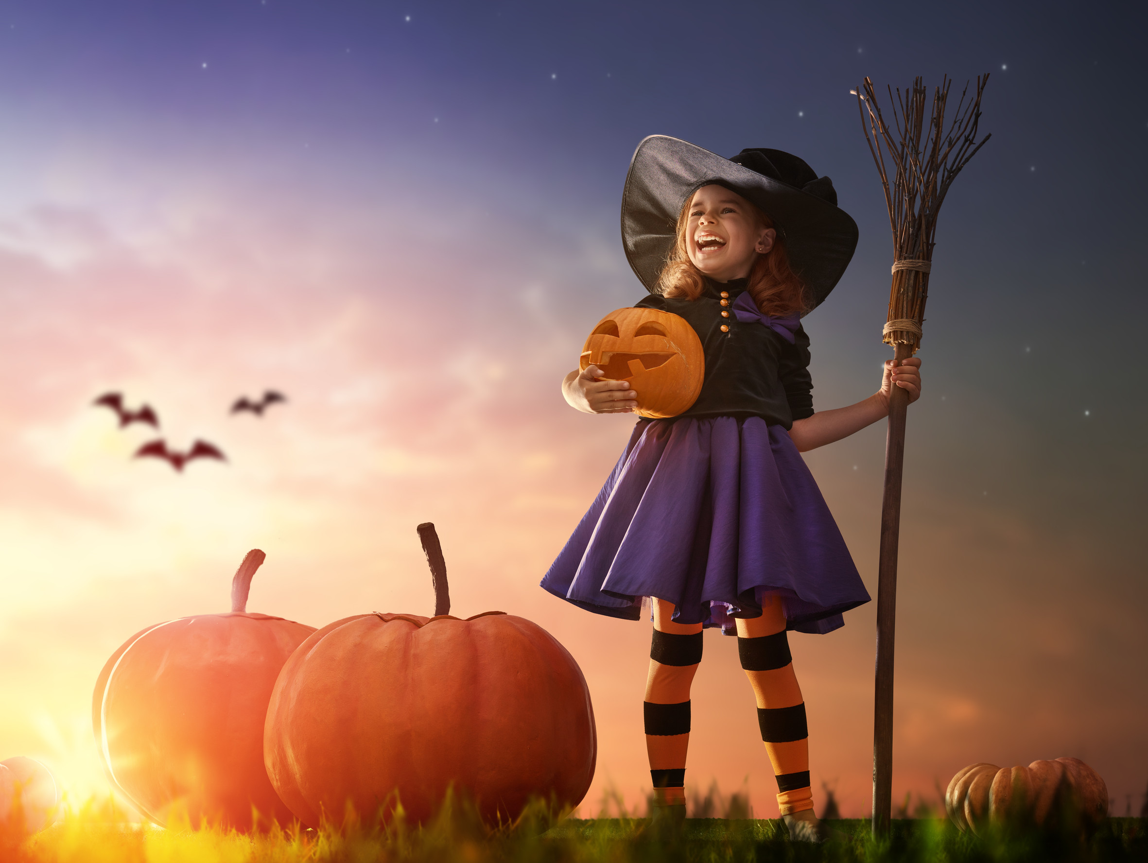 little witch outdoors